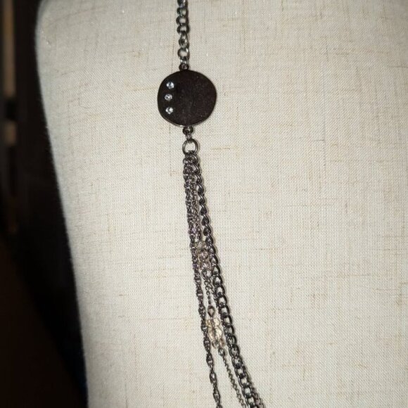 *3 FOR $9* Apt. 9 Multi Multiple Strand Beaded Chain Adjustable Length Necklace - Picture 3 of 5